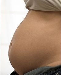 Bauch einer Schwangeren